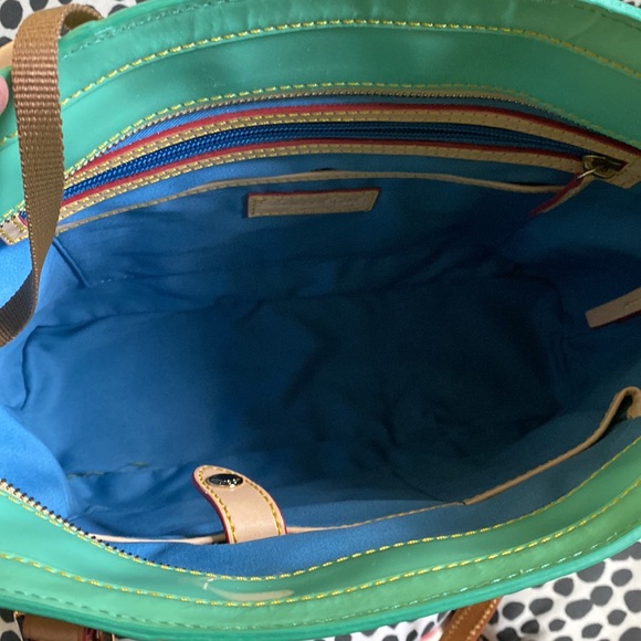 Dooney & Bourke mint green Lexington patent leather bag - Picture 4 of 10